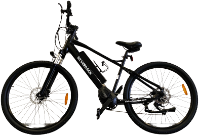 Ebike Model M600 Black Silverback.  EBikes Edmonton. Shop EBikes.