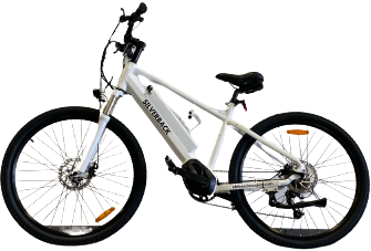 Ebike Model M600 White Silverback.  EBikes Edmonton. Shop EBikes.