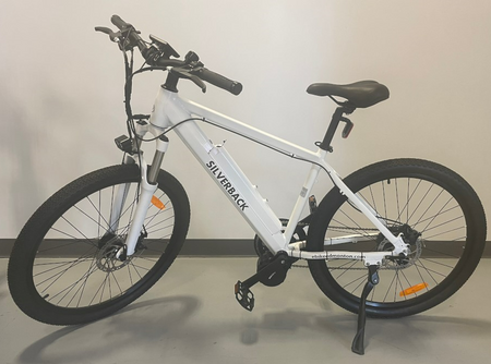 EBike Model M300 Silverback.  White.  EBikes Edmonton. Shop EBikes.