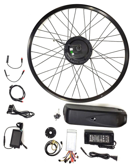 E bike accessories with rims.